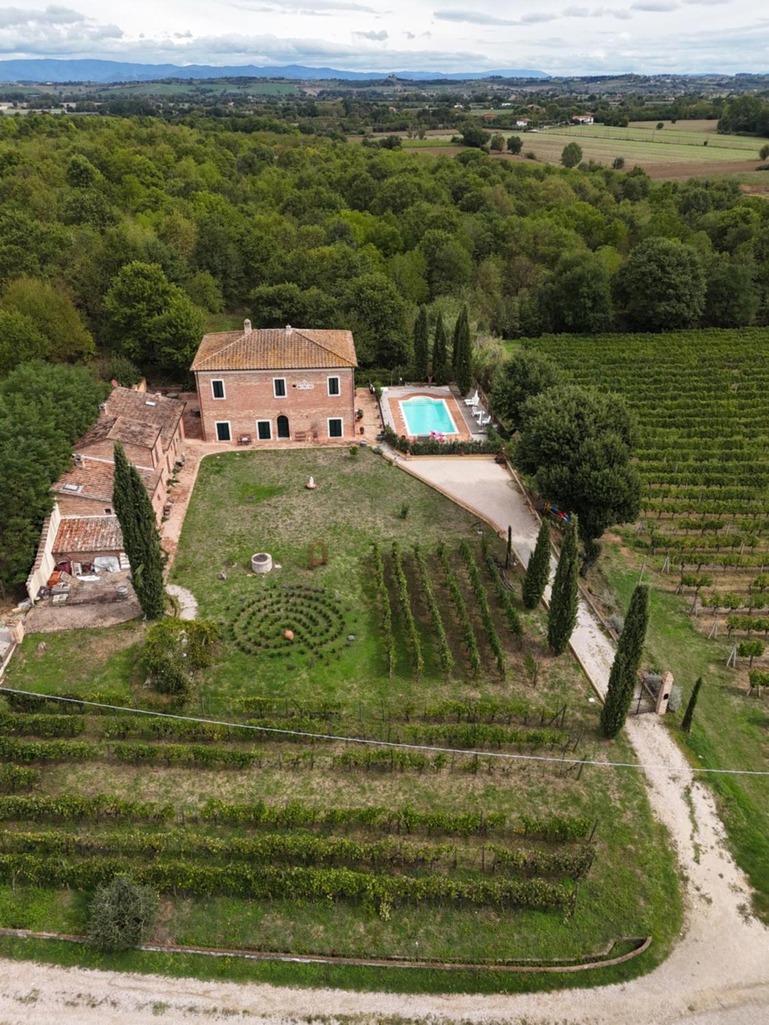 Fornace Del Conte Lejlighed Abbadia di Montepulciano Eksteriør billede